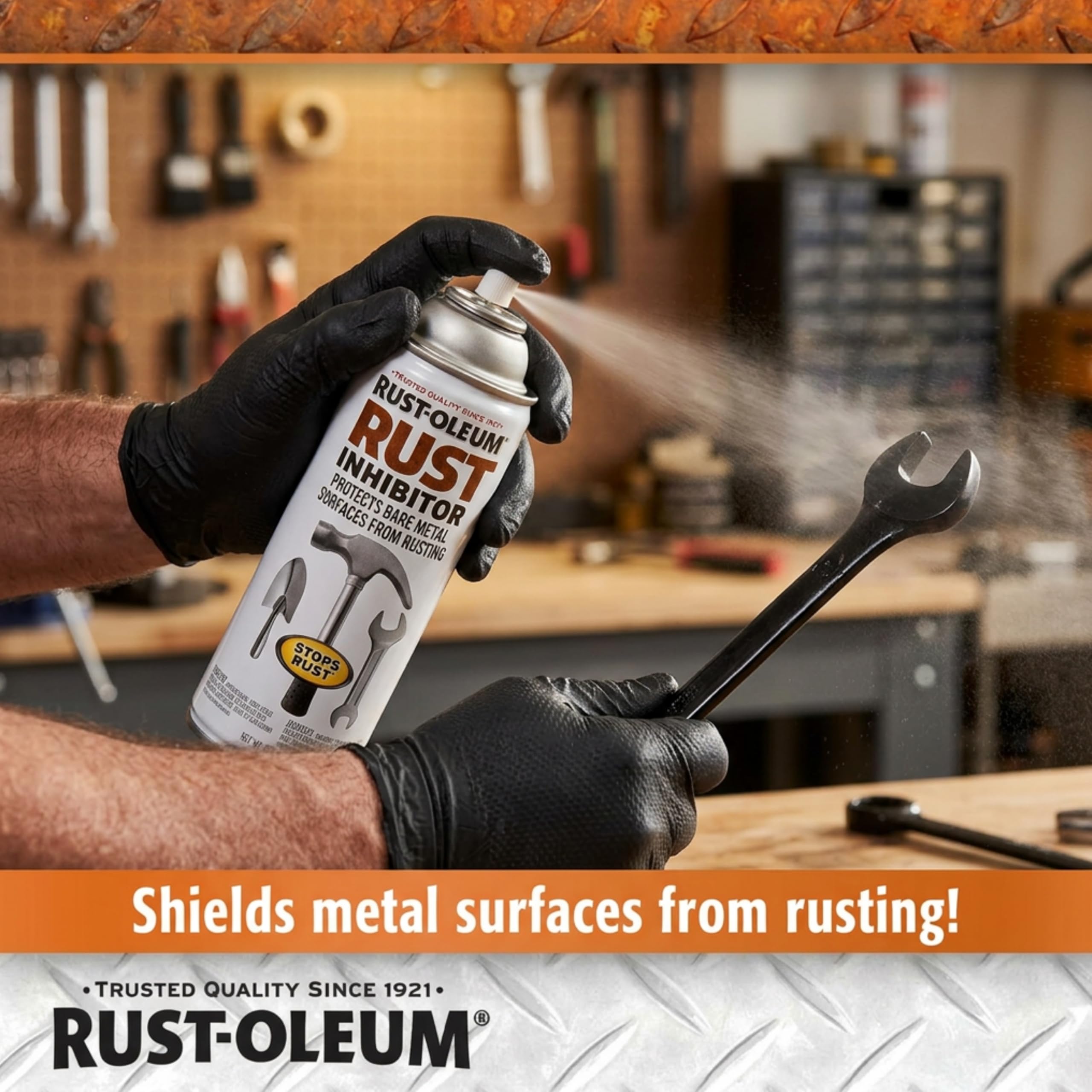 Rust-Oleum 224284 Stops Rust Rust Inhibitor Spray, 10.25 oz